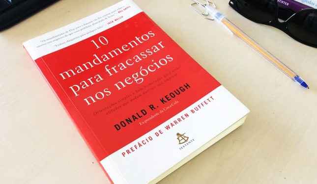 Livro 10 mandamentos para fracassar nos negócios