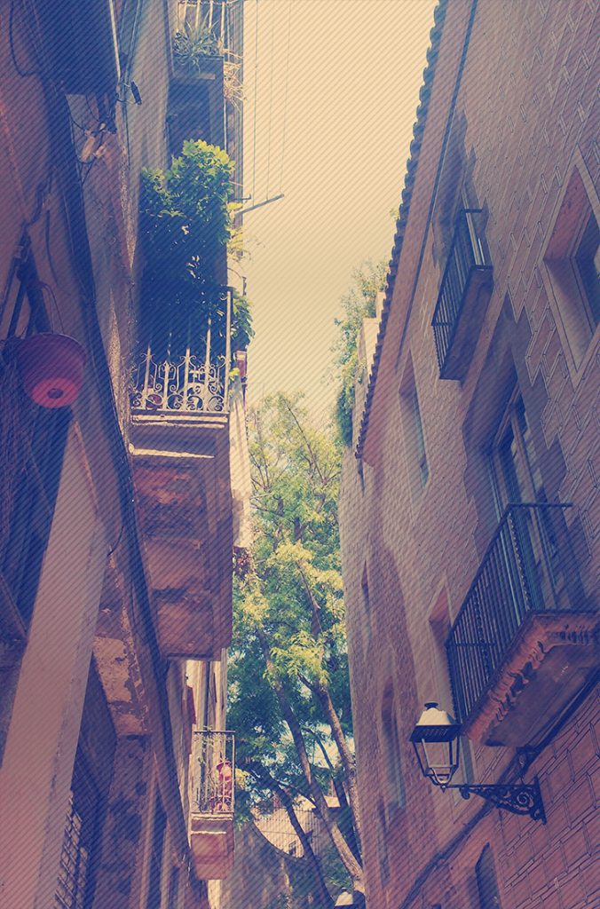 andando pelas ruas de barcelona